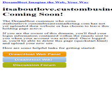 Tablet Screenshot of itsaboutlove.custombusinessmarketing.com