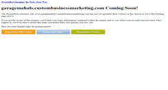 Desktop Screenshot of garagemahals.custombusinessmarketing.com
