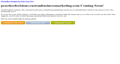 Desktop Screenshot of practicedecisions.custombusinessmarketing.com