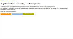 Desktop Screenshot of dietpill.custombusinessmarketing.com