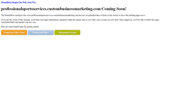 Desktop Screenshot of professionalsportsservices.custombusinessmarketing.com